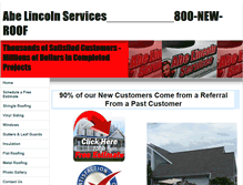 Tablet Screenshot of abelincolnservices.com